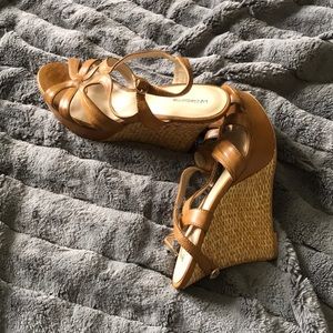 High heel sandal wedges